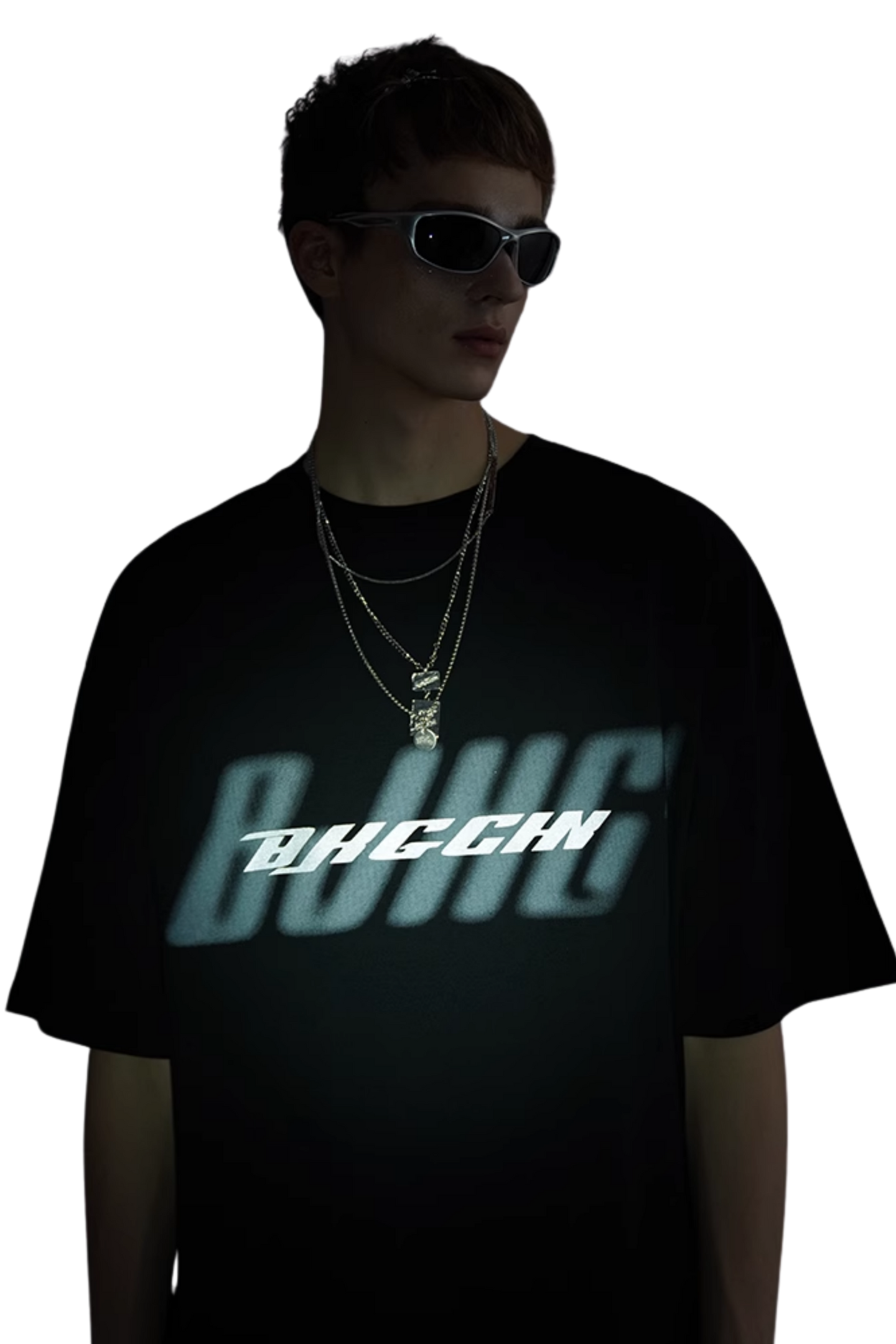 BJHG 3M Reflective Double Print Cotton Tee