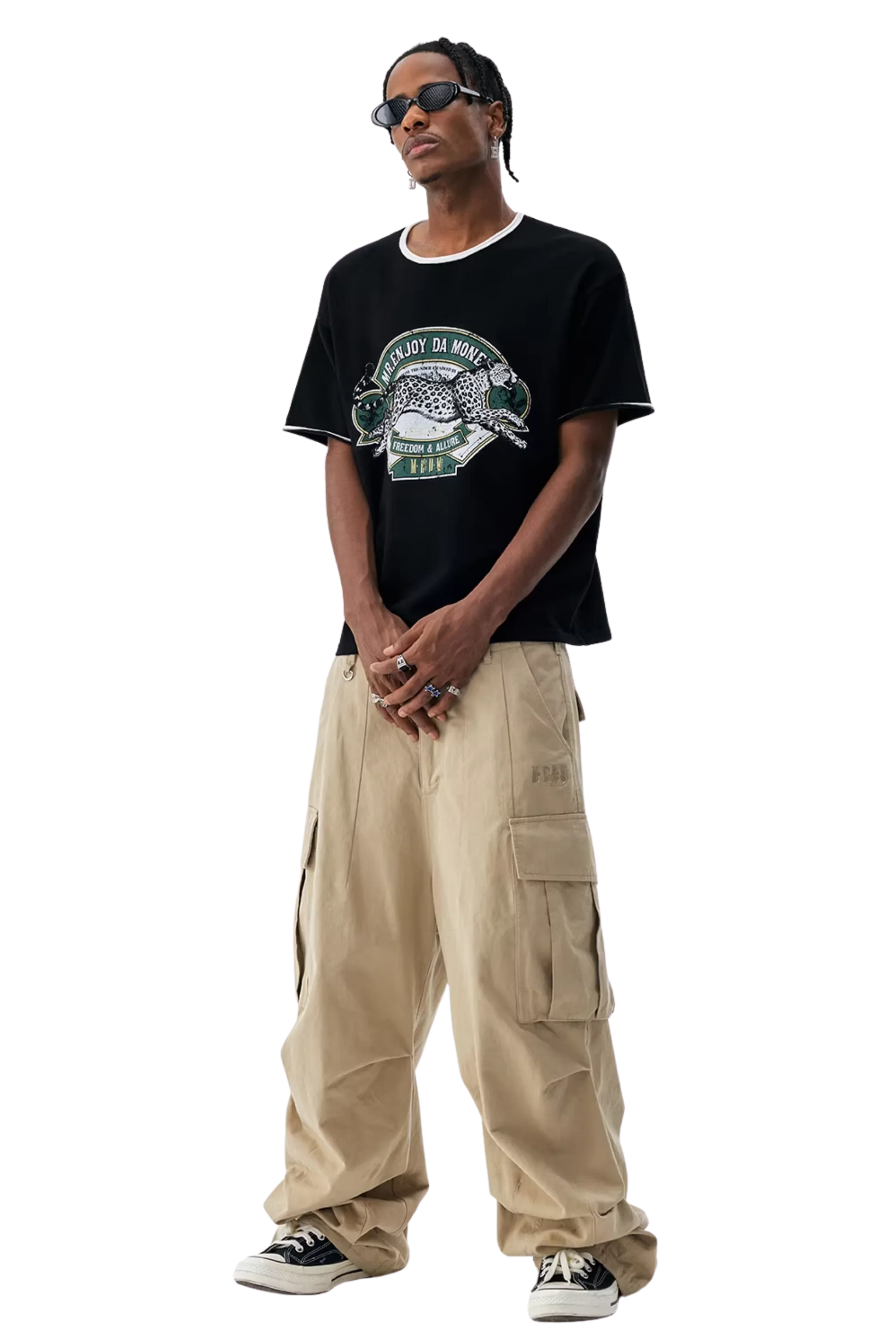 MEDM Cheetah Print Tee