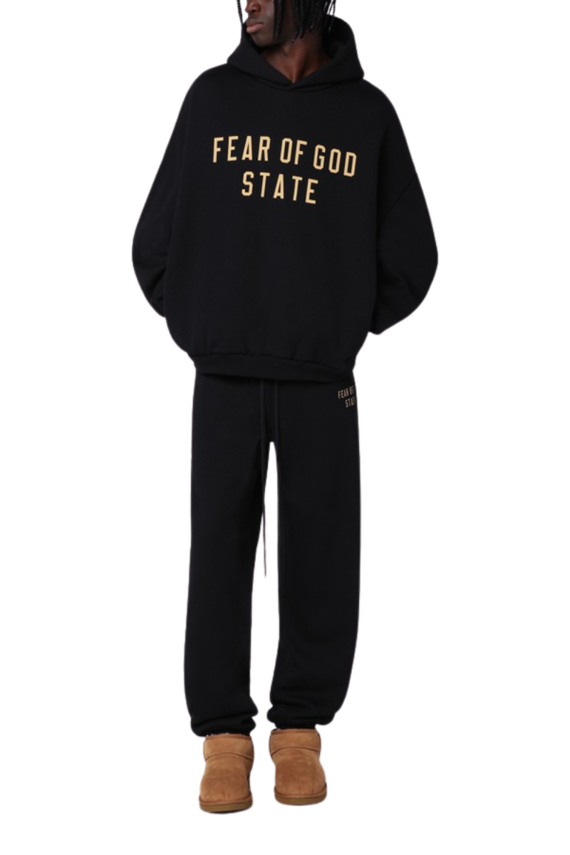 Fear Of God Essentials FW24 State Hoodie BLACK [192BT246250F]