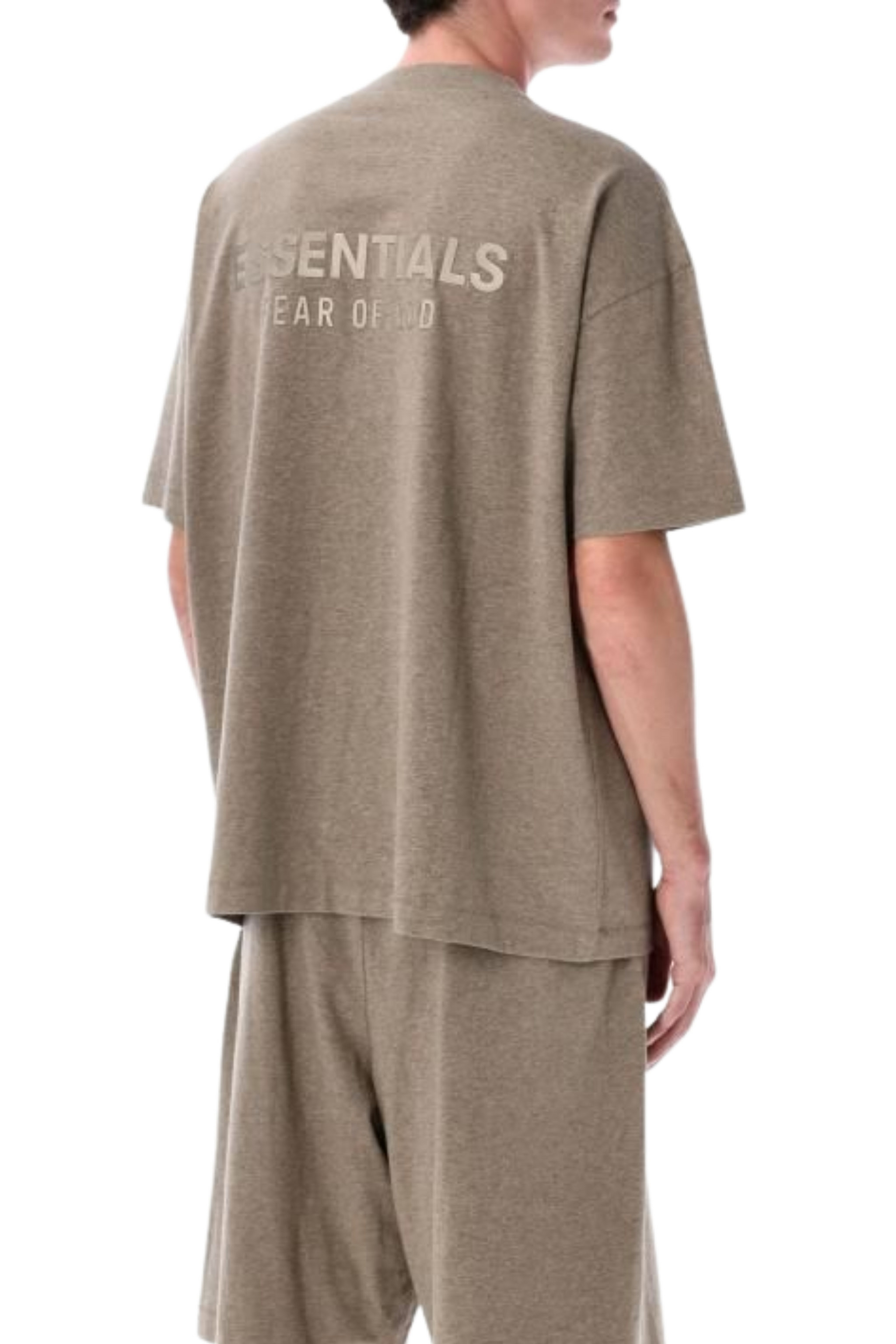 [Smaller Cutting] SS25 Essentials Fear Of God Classic Fit Tee HOMESTEAD HEATHER