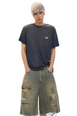 MASONPRINCE Double Collar Hemp Cotton Tee