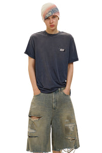 MASONPRINCE Double Collar Hemp Cotton Tee