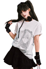 MEDMxEVA NEVER END Series Character Code Style T-shirt