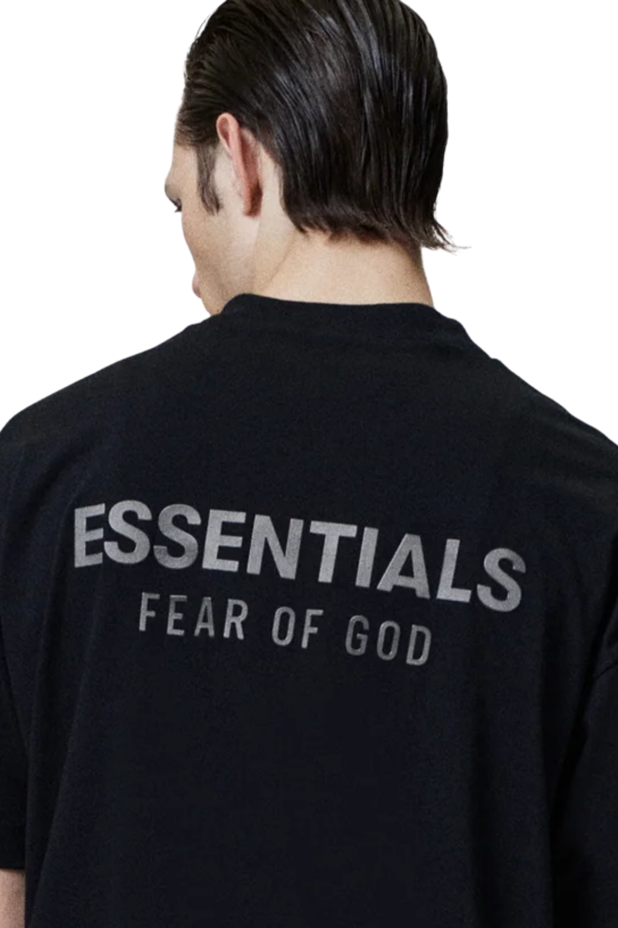 [Smaller Cutting] SS25 Essentials Fear Of God Classic Fit Tee JET BLACK