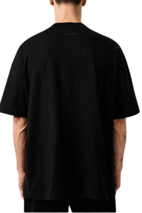 Fear Of God Essentials FW24 Jersey Crewneck Tee Black Oversize [125BT244190F]