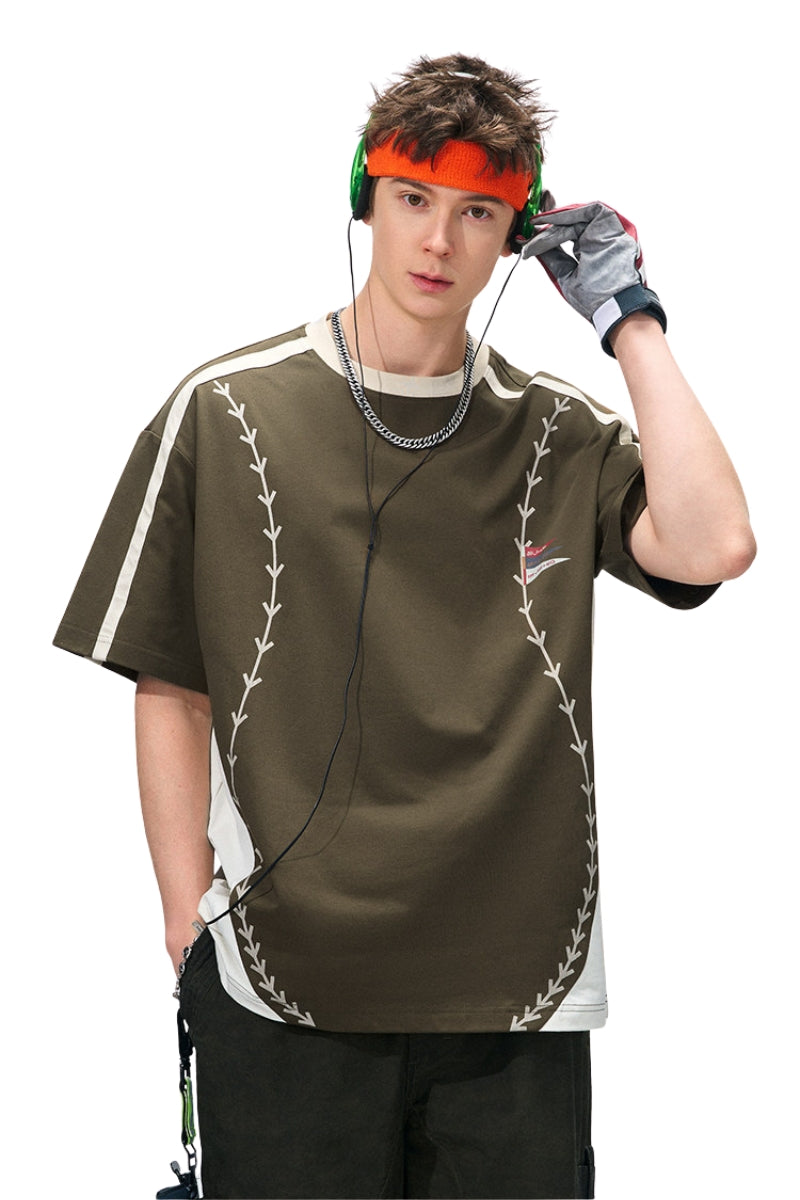 BJHG Unisex Cool Quick Dry Tee Summer American Baseball Jersey