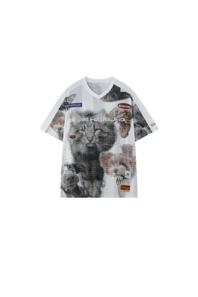 BJHG｜Lightweight Retro Short Sleeve T‑Shirt, Unisex