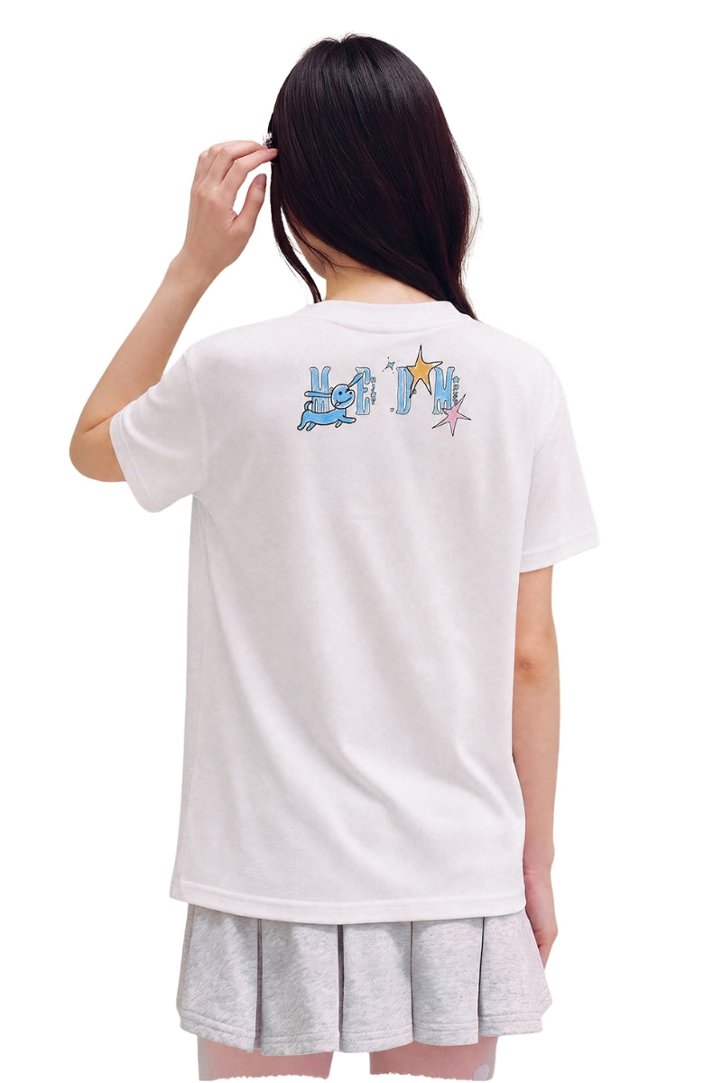 MEDM × YUY Skate Print Sorona Crew Neck Couple Tee
