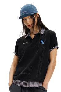 Masonprince Fake Two Polo Tops