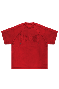 Masonprince   Embroidered Old Short-Sleeved Top