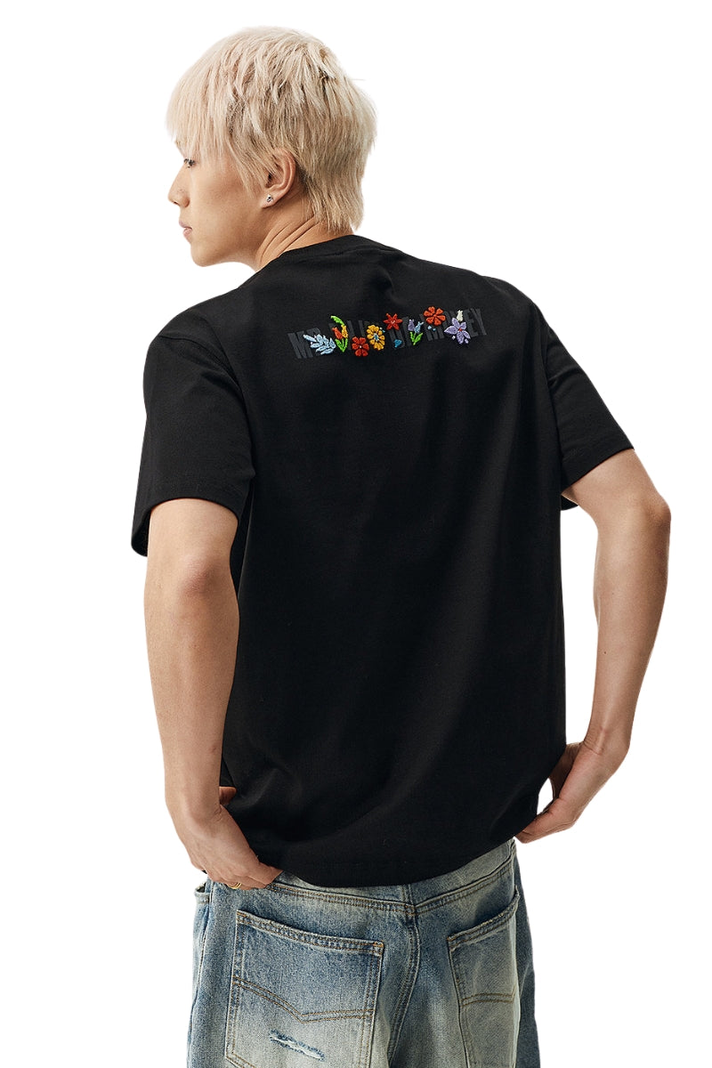 MEDM Logo Toothbrush Embroidery Tee
