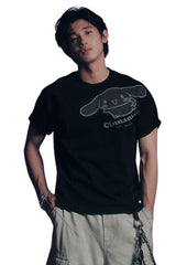MEDM x Sanrio Cinnamoroll Glitter Print Couple T-Shirt