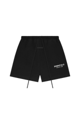 Fear Of God Essentials SS25 Soccer Fleece Shorts JET BLACK [160AS252000F]