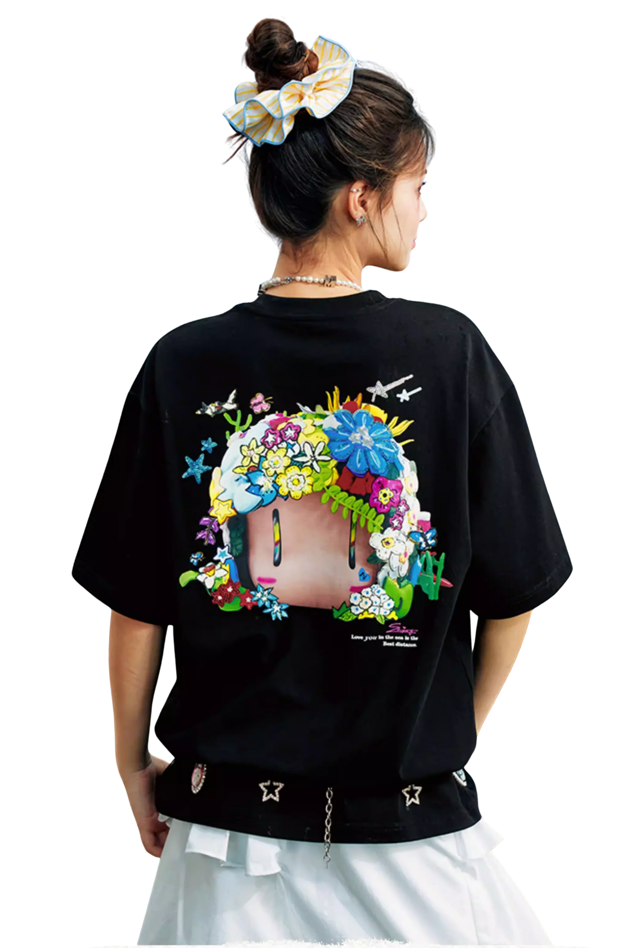 MEDM x NEWMASUS Big Head Image Tee