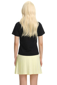 Dangerouspeople DSP Glitter Ice‑Cream Print Women Retro T‑Shirt