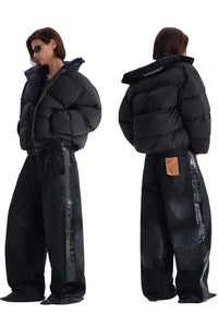 MASONPRINCE | Reversible Color Block Puffer Jacket