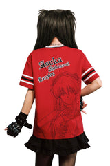 MEDM x EVA NEVER END Sketch Figure Embroidery Print Casual Tee