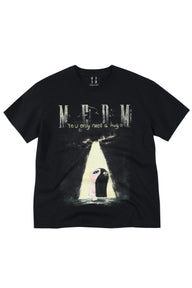 MEDM x Iria's Mailbox Sky Crack Glitter Logo Tee