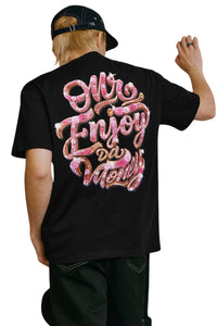 MEDM Rose Gem Floral Print Streetwear Unisex Tee
