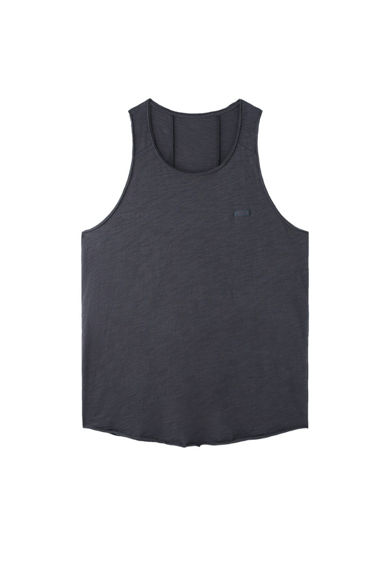BJHG Men Cotton Sleeveless Tank Top Summer Loose Outdoor Fitness Vest