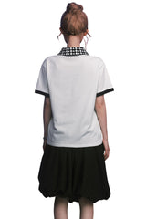 MEDM x Sanrio Kuromi Contrast Trim Polo Tee