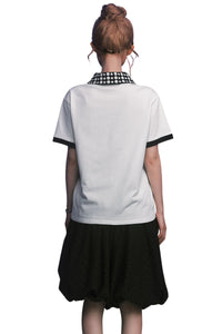 MEDM x Sanrio Kuromi Contrast Trim Polo Tee