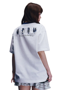 MEDM x Iria's Mailbox Starry Sky Glitter Print Cute Tee