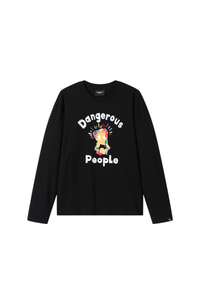 Dangerouspeople | Watercolor Paper Figure Drop Shoulder Tee