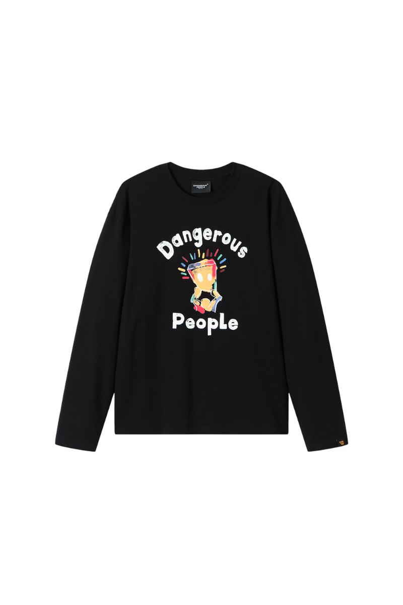 Dangerouspeople | Watercolor Paper Figure Drop Shoulder Tee