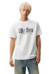 MEDM Star Beaded Camo Oversized Couple Summer Tee