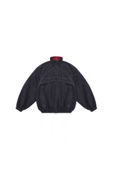 MASONPRINCE | Color Block Loose Fit Stand Collar Jacket