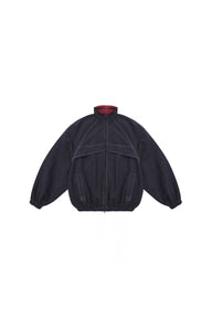 MASONPRINCE | Color Block Loose Fit Stand Collar Jacket