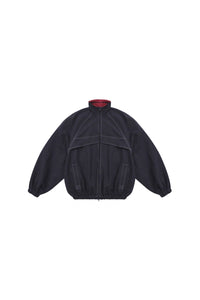 MASONPRINCE | Color Block Loose Fit Stand Collar Jacket
