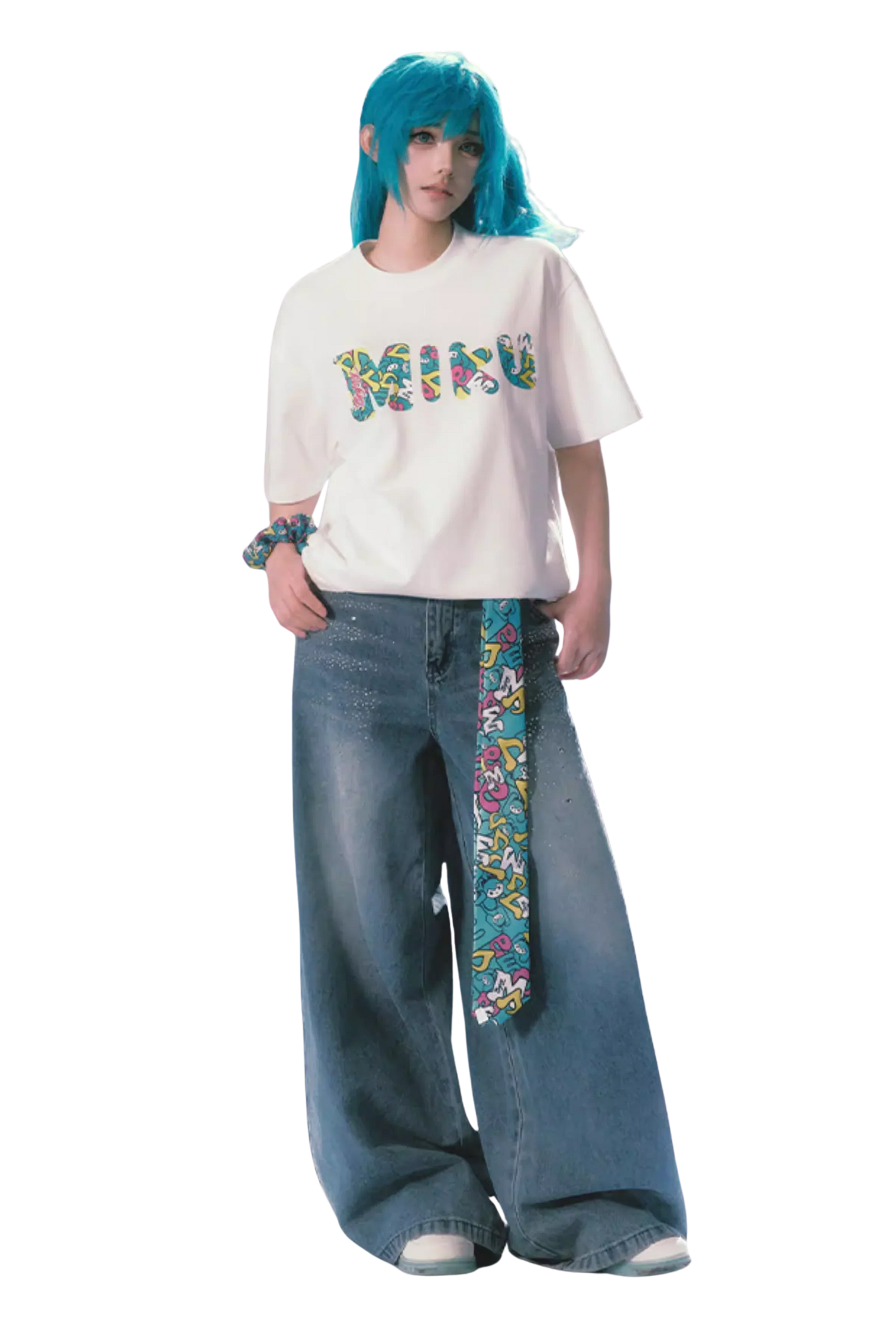 MEDM x Hatsune Miku Font Tee