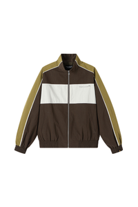 Dangerouspeople | Color Block Letter Zip Jacket