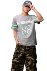 MEDM Star Beaded Stripe Quick Dry Unisex Vintage Jersey Tee