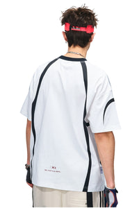 BJHG | UPF50+ Quick‑Dry Spliced Short Sleeve Tee, American Sport Top for Men Women