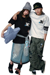 MEDM x NEWMASUS Back-to-Back Letter Couple Tee