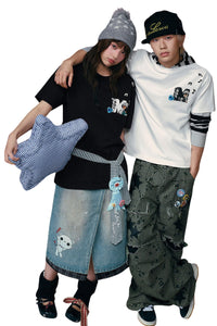 MEDM x NEWMASUS Back-to-Back Letter Couple Tee