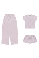 MASONPRINCE Dopamine Summer Brushed Embroidered Tees & Pants