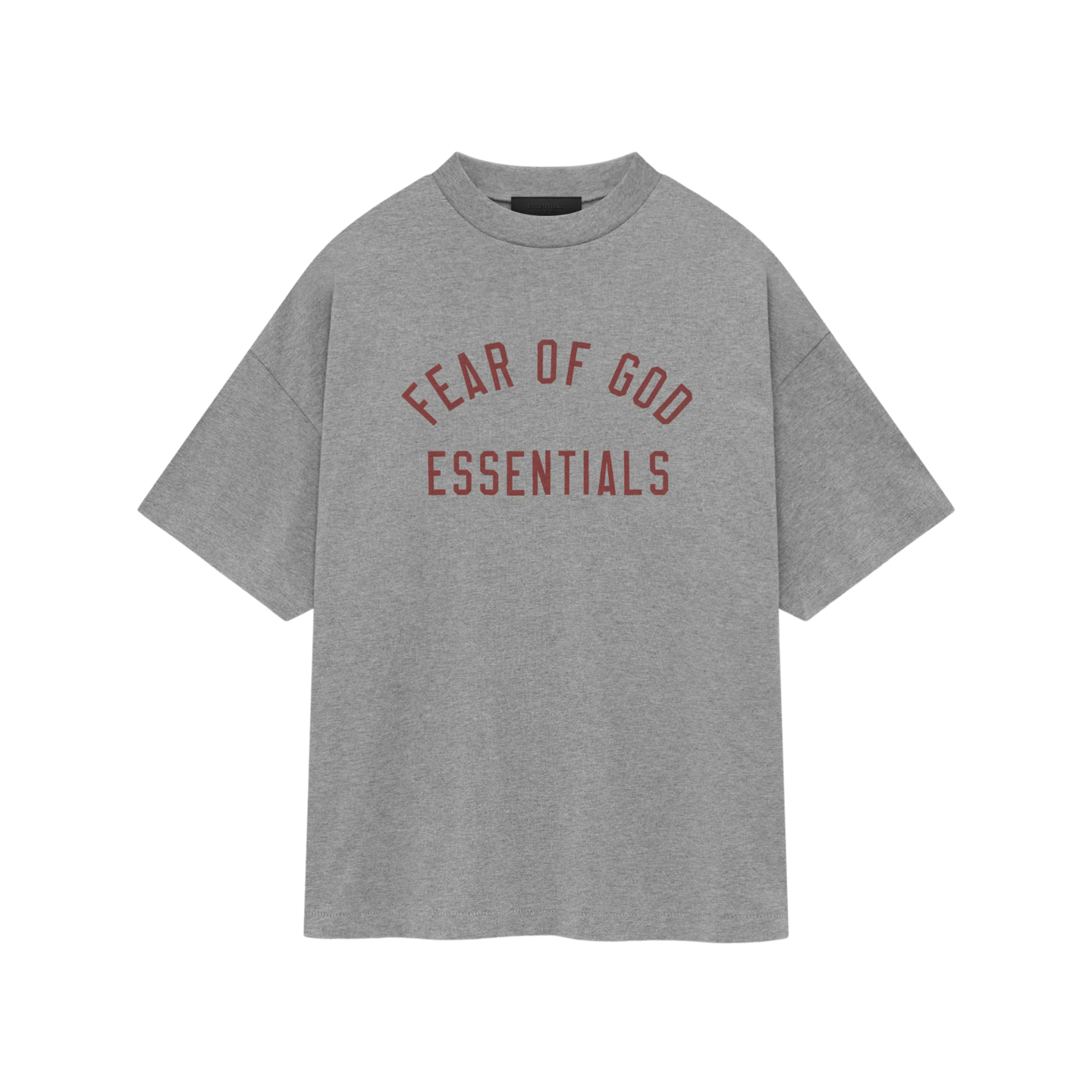 Fear Of God Essentials FW24 Jersey Crewneck Tee Dark Heather