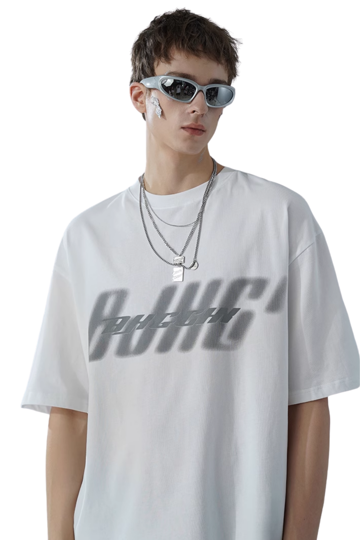 BJHG 3M Reflective Double Print Cotton Tee