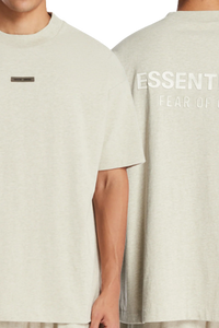 [Smaller Cutting] SS25 Essentials Fear Of God Classic Fit Tee HEATHER STONE