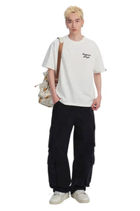 Dangerous People Playful Hamburger Foam Print Tee