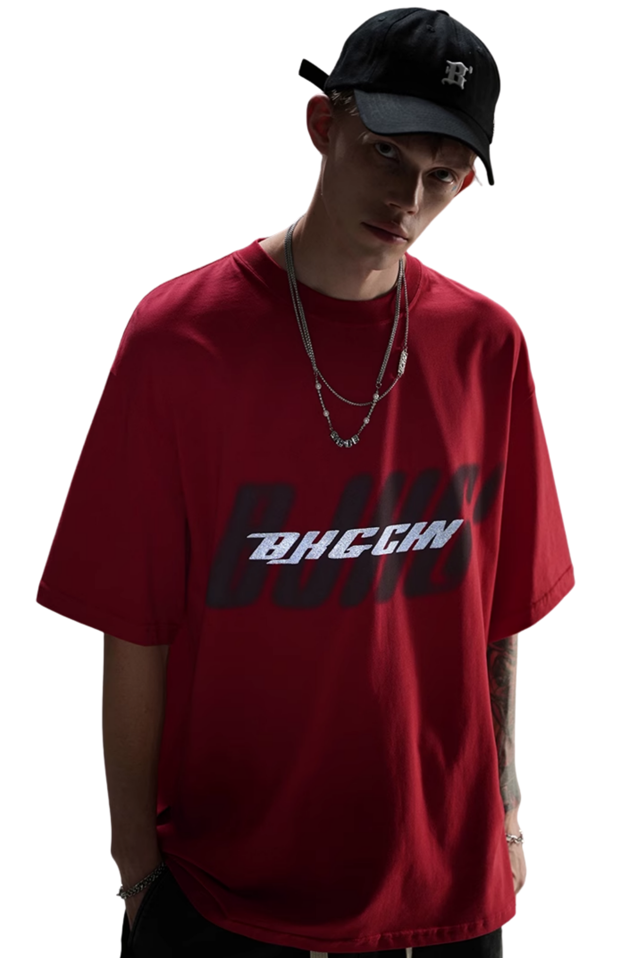 BJHG 3M Reflective Double Print Cotton Tee