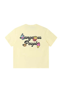 Dangerous People Playful Hamburger Foam Print Tee