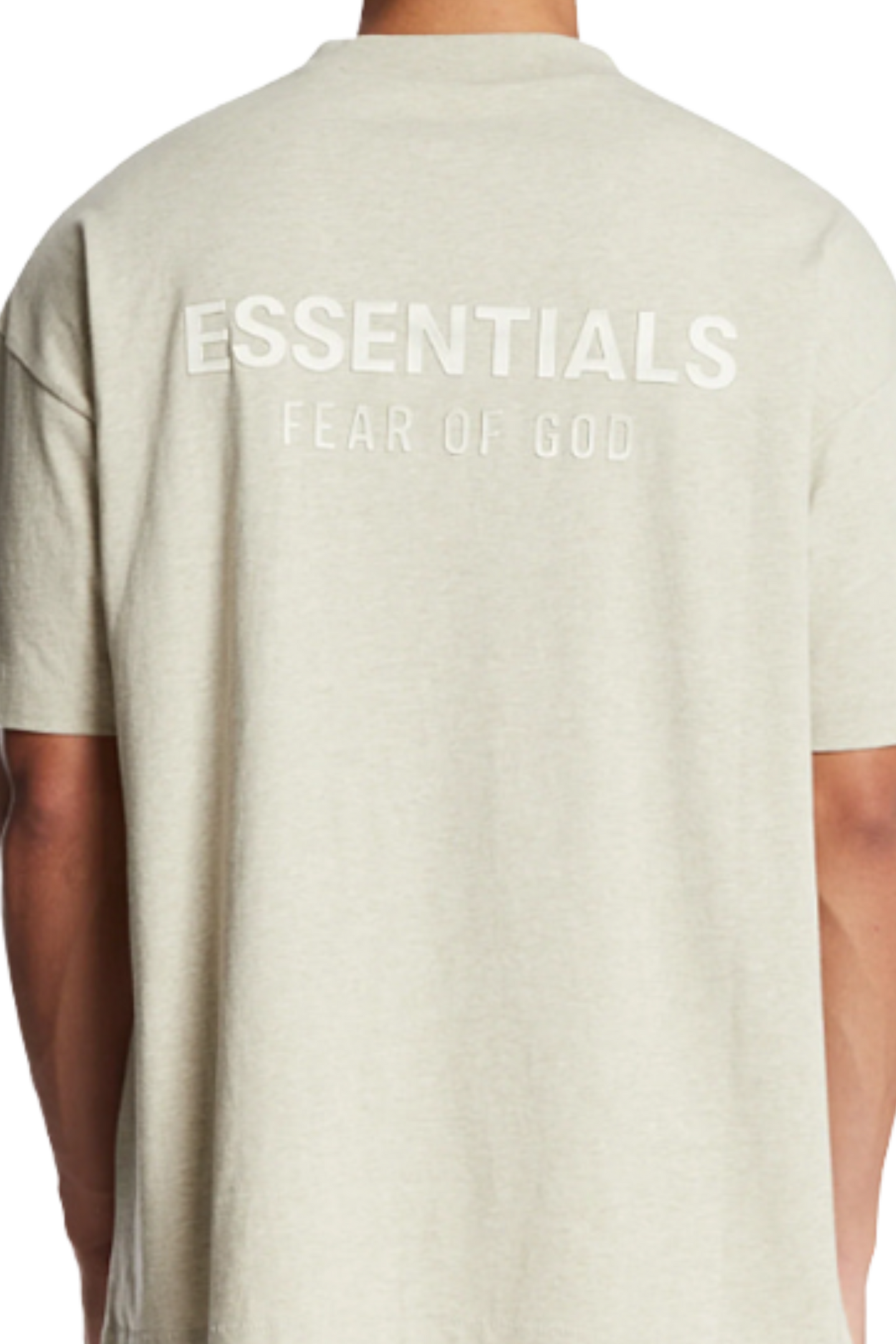 [Smaller Cutting] SS25 Essentials Fear Of God Classic Fit Tee HEATHER STONE
