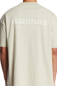 [Smaller Cutting] SS25 Essentials Fear Of God Classic Fit Tee HEATHER STONE