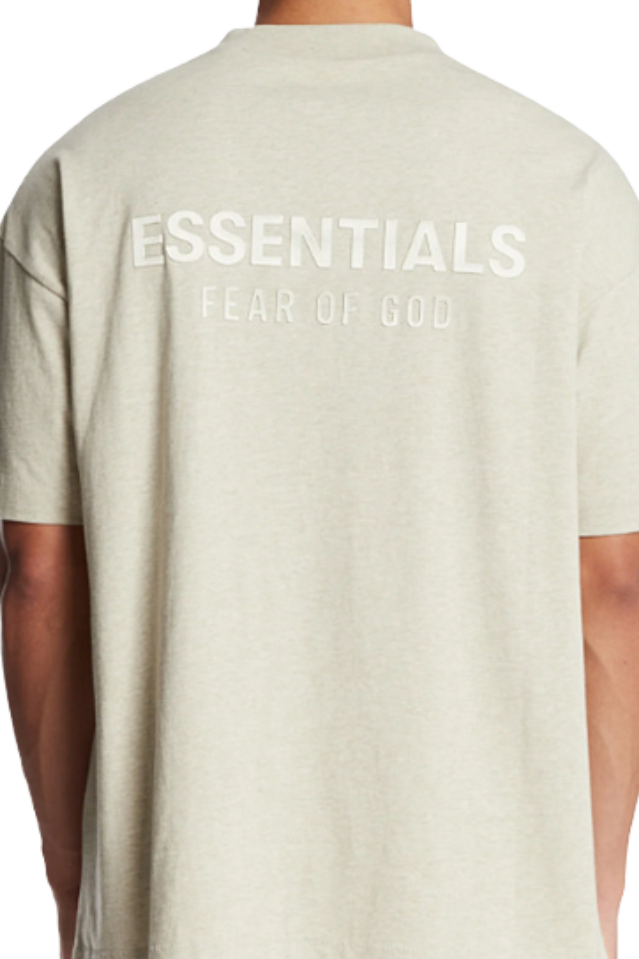 [Smaller Cutting] SS25 Essentials Fear Of God Classic Fit Tee HEATHER STONE