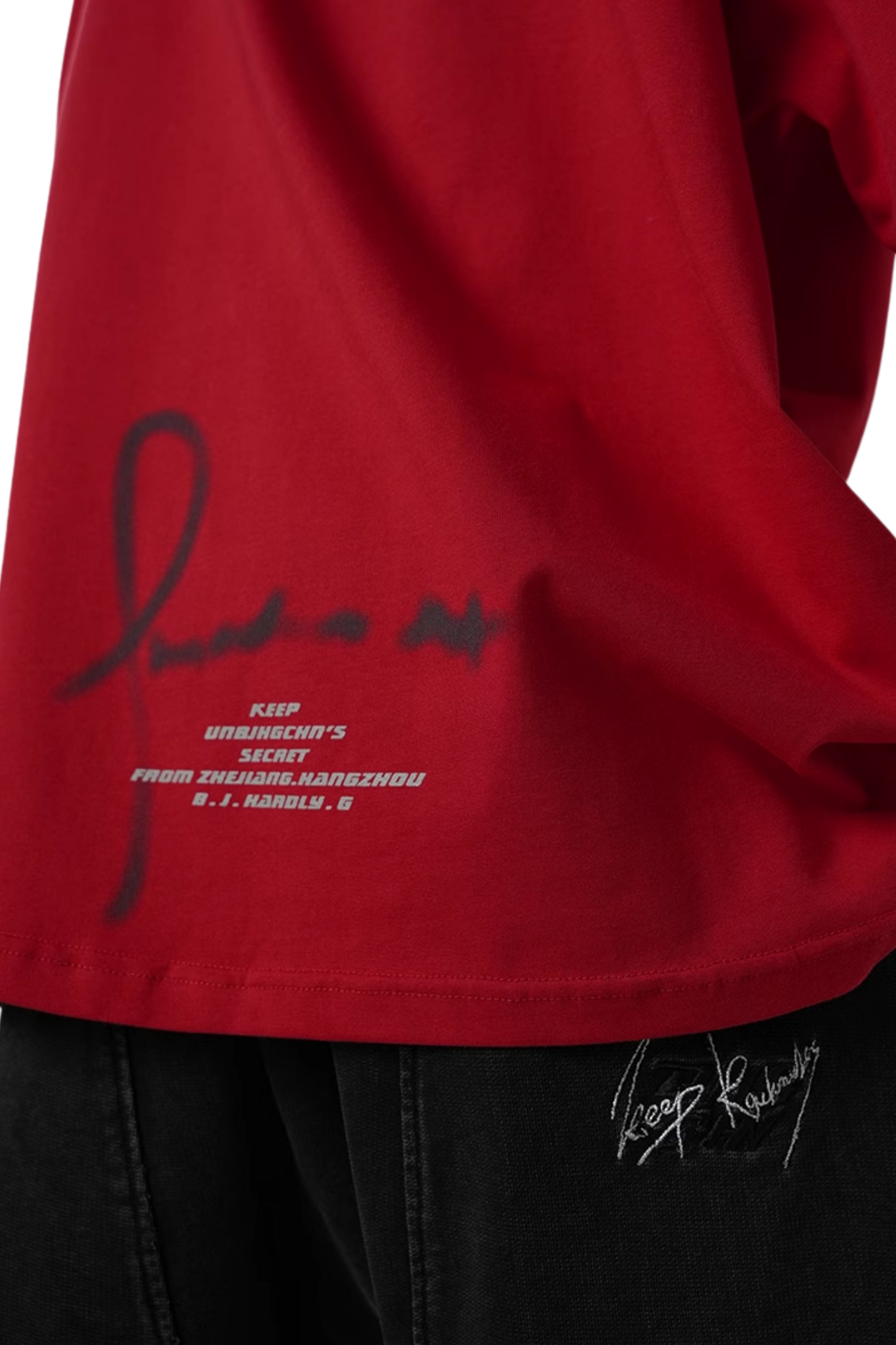 BJHG 3M Reflective Double Print Cotton Tee